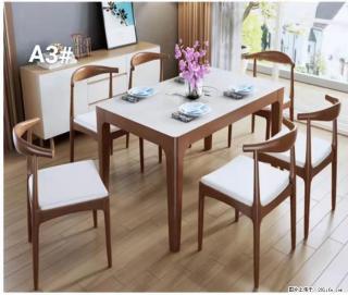 T08高级长方桌，胡桃色  1.35米带炉一桌四椅650元，现货11套。 - 咸宁28生活网 xianning.28life.com