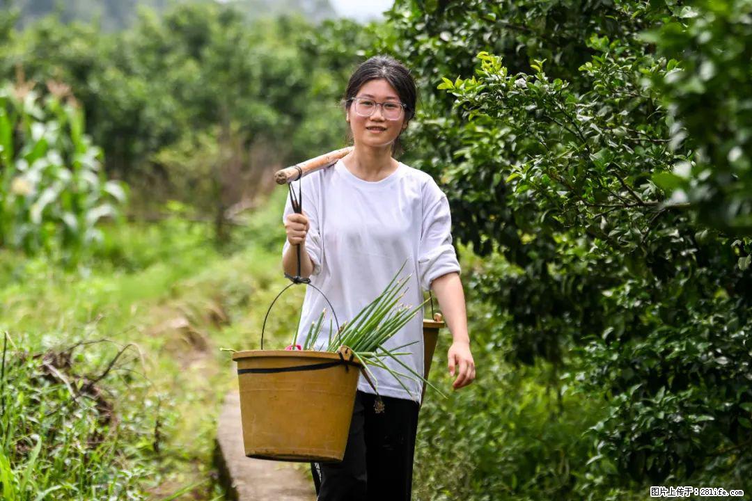 全网追的“扁担女孩”,找了一份暑假工,时薪12元 - 咸宁生活资讯 - 咸宁28生活网 xianning.28life.com